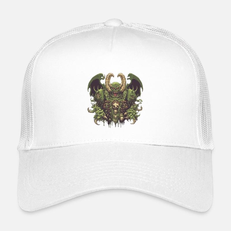 Nurgle logo - Kids’ Trucker Cap - white