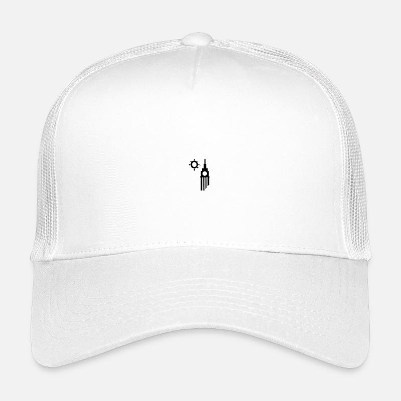 London Bigben - Kinder Trucker-Cap - Weiß