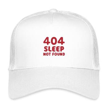 404: Sleep Not Found - Kids’ Trucker Cap - white - Front