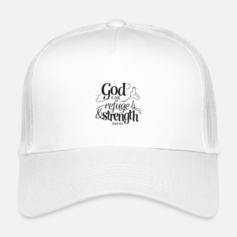 God is our refuge and strength Kinder Trucker-Cap