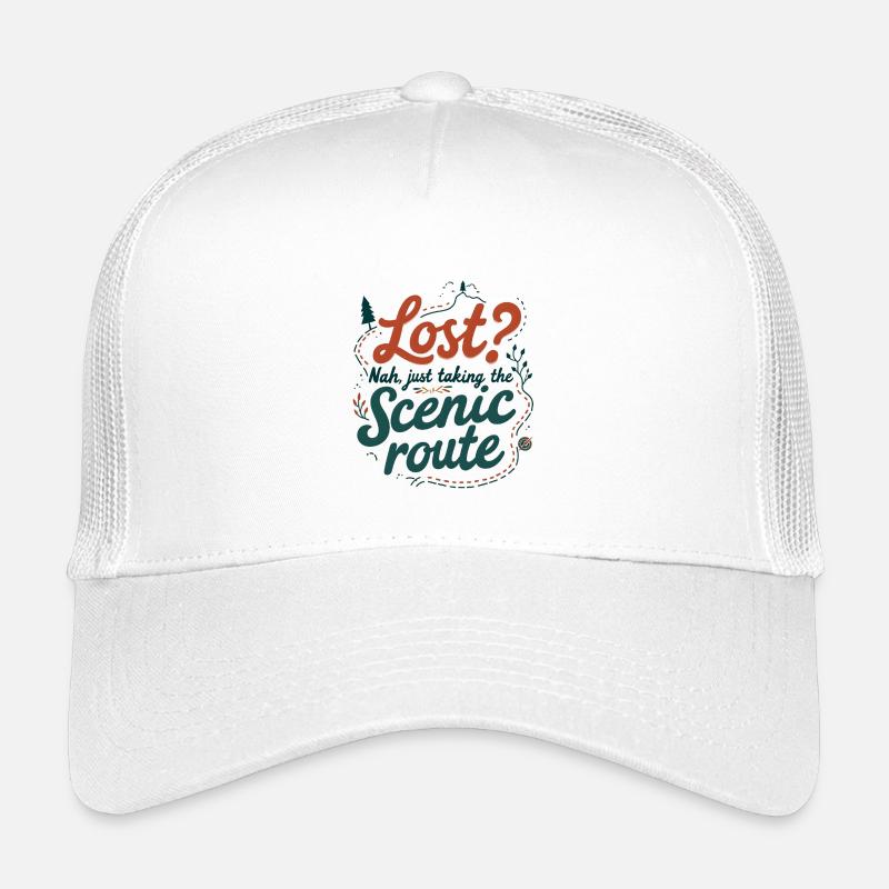Taking the Scenic Route Kids’ Trucker Cap