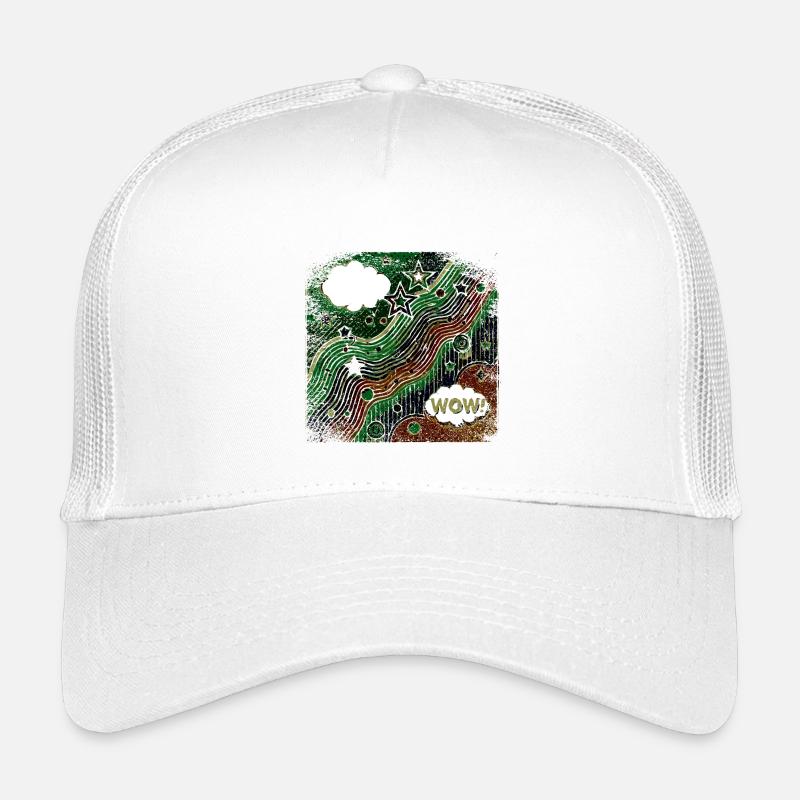 Pop Art Style Inverted Kids’ Trucker Cap