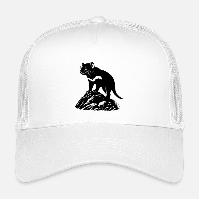 Tasmanischer Teufel - Kinder Trucker-Cap - Weiß