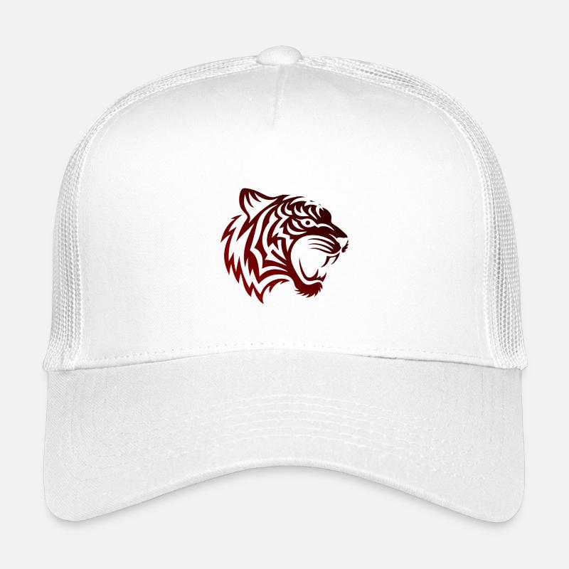 TribalTigerBlackred Kids’ Trucker Cap