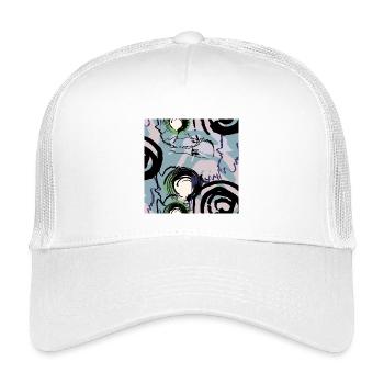 Formes dessinées à la main - Casquette trucker enfant - blanc - Devant