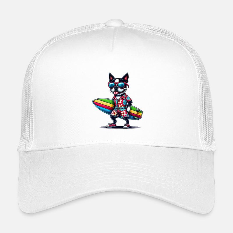 Bostie Surfer Vibes Design Kinder Trucker-Cap