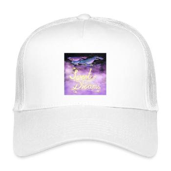 Sweet Dreams Space-Whale - Casquette trucker enfant - blanc - Devant