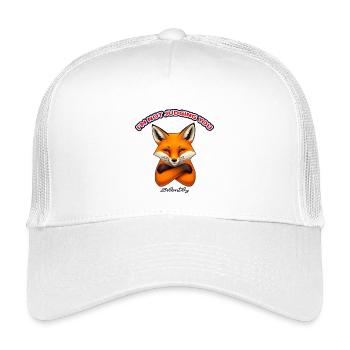 Clever Fox – Vous juger en silence - Casquette trucker enfant - blanc - Devant