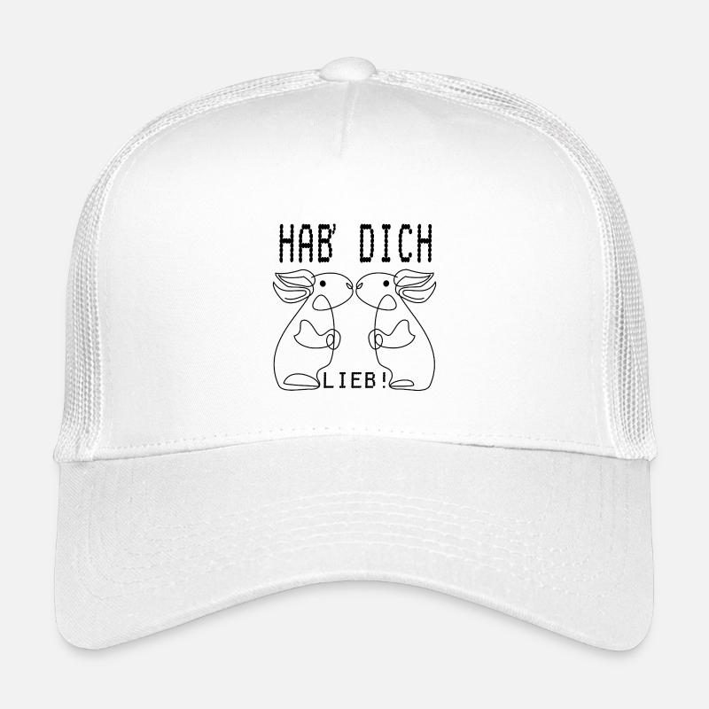 HABE DICH LIEB - HASEN PÄRCHEN Kinder Trucker-Cap