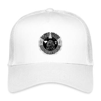 Chaos? Wird jongliert. koordinator & Familycircus - Kinder Trucker-Cap - Weiß - Vorne