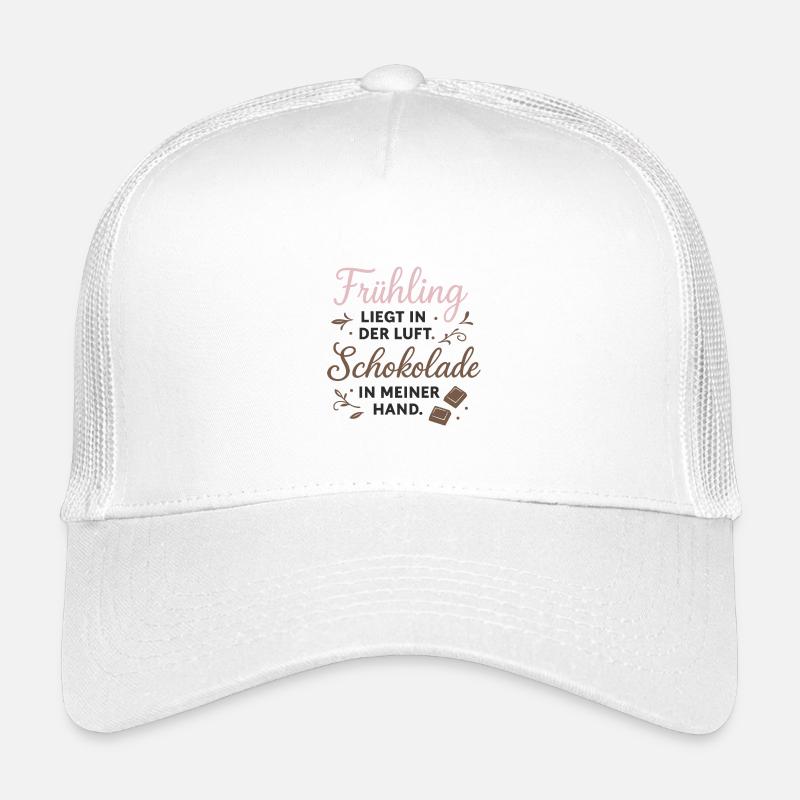 Frühling in der Luft, Schokolade in der Hand Kinder Trucker-Cap