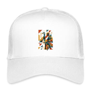 La fierté des formes - Casquette trucker enfant - blanc - Devant