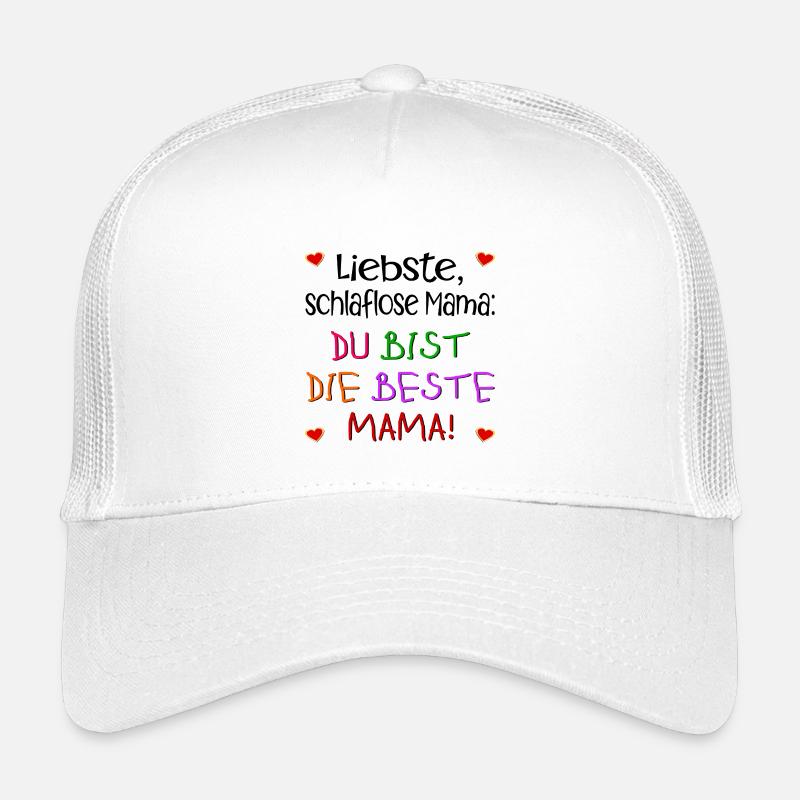 KINDERSPRÜCHE MUTTERTAG MAMA SCHLAFEN Kinder Trucker-Cap