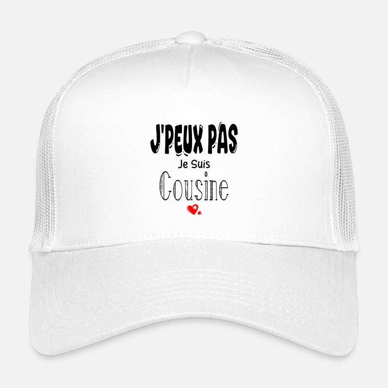 J'Peux Pas Je suis Cousine Casquette trucker enfant