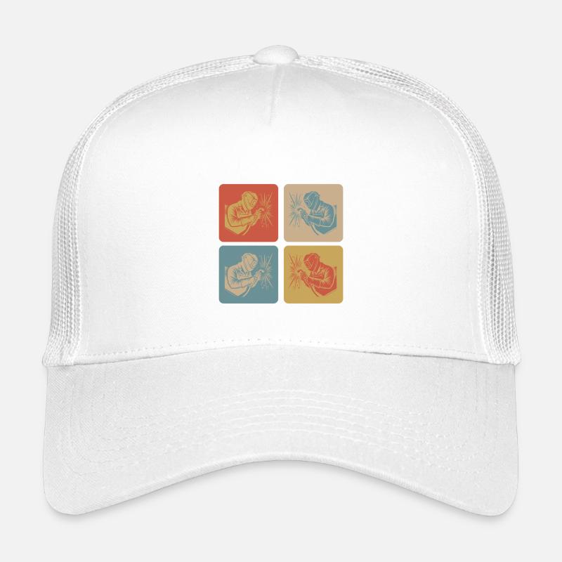 Welders in retro style Kids’ Trucker Cap