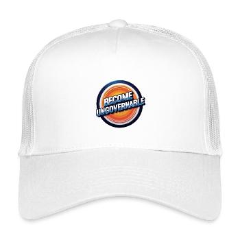 Become Ungovernable - Kinder Trucker-Cap - Weiß - Vorne