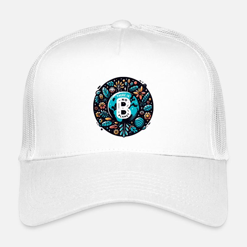 There Is No Planet B – Minimalist Earth - Kinder Trucker-Cap - Weiß