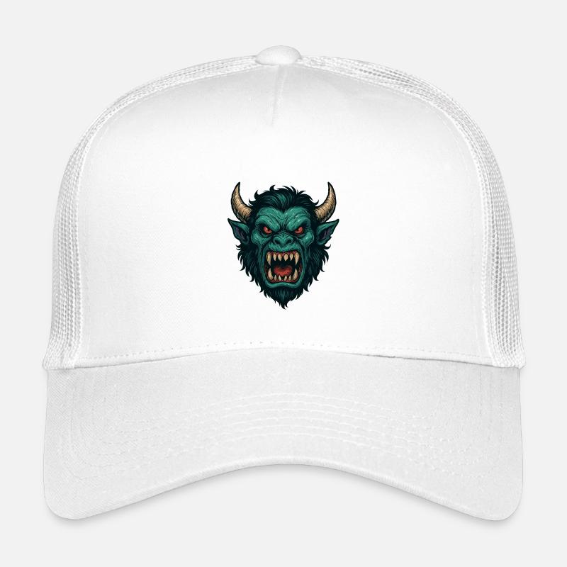 Demonic Wyrm Face Kids’ Trucker Cap