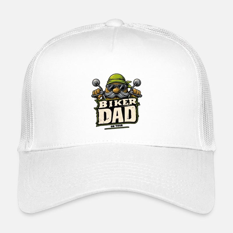 Biker dad Kinder Trucker-Cap