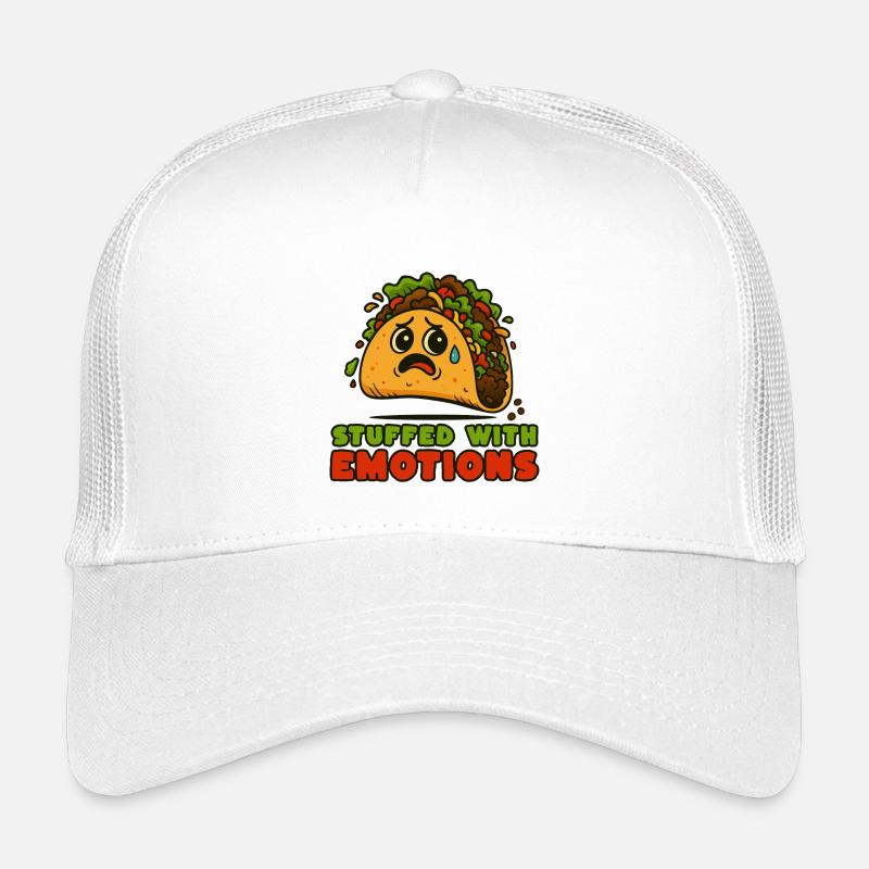 Tacos voller Emotionen - Kinder Trucker-Cap - Weiß