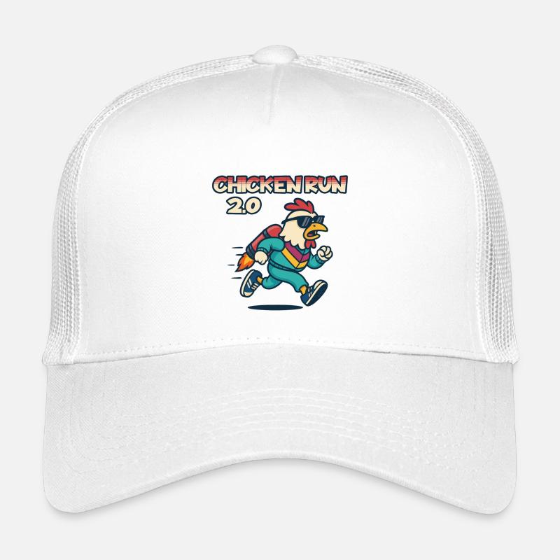 Pack Aventure Chicken Run 2.0 - Casquette trucker enfant - blanc