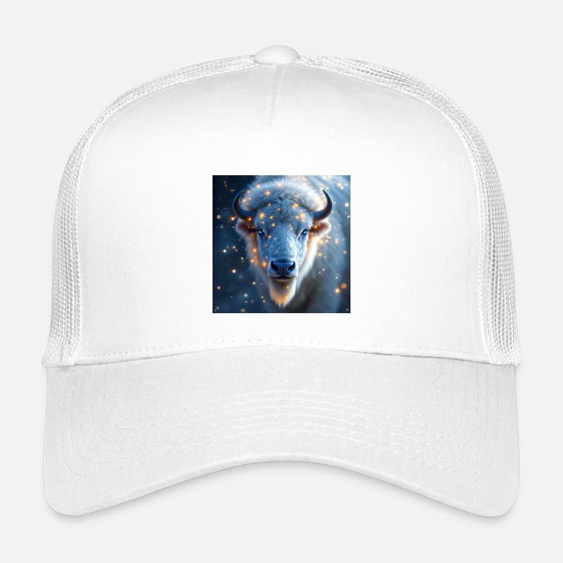 Krafttier Weisser Bison Kinder Trucker-Cap