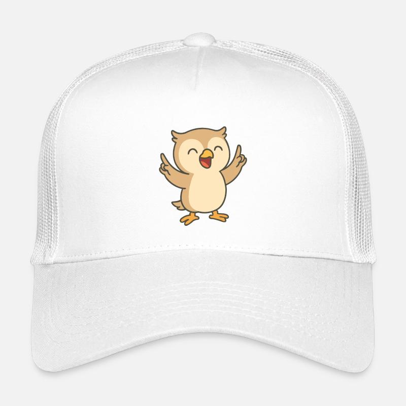 Gute-Laune-Eule Kinder Trucker-Cap