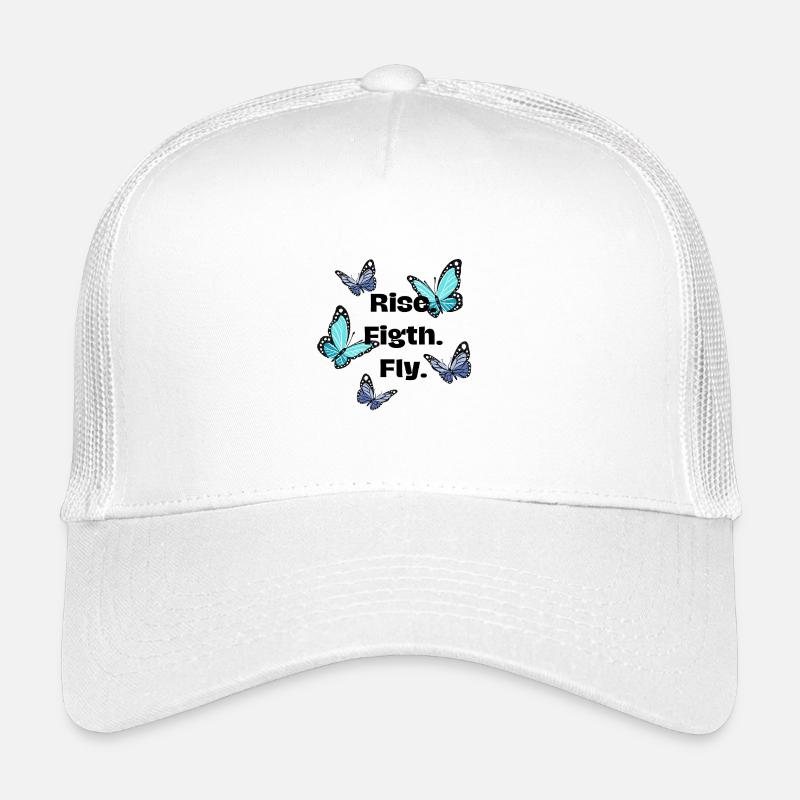 Steigen. Kämpfen. Fliege - Schmetterling Kinder Trucker-Cap
