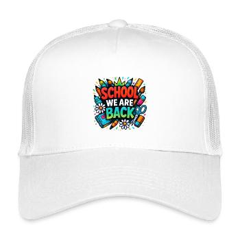 École We Are Back Chemise Graffiti Schule Kids - Casquette trucker enfant - blanc - Devant