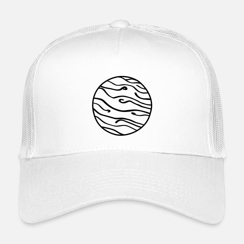 Planet Weltraum Doodle Kinder Trucker-Cap