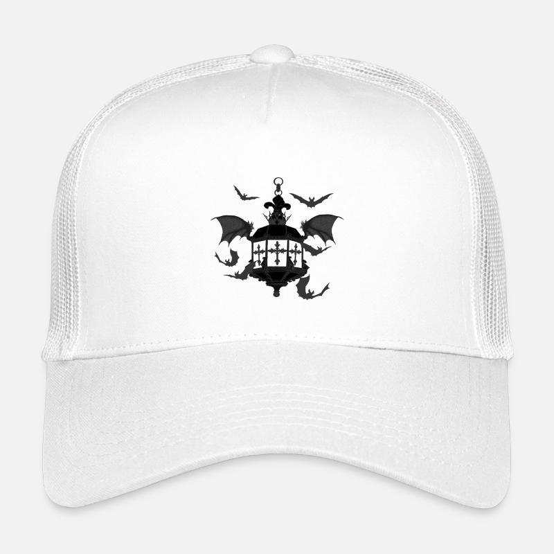Goth laterne, fledermäuse Kinder Trucker-Cap