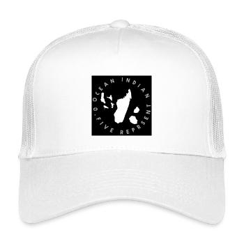 Indian Ocean design - Kids’ Trucker Cap - white - Front