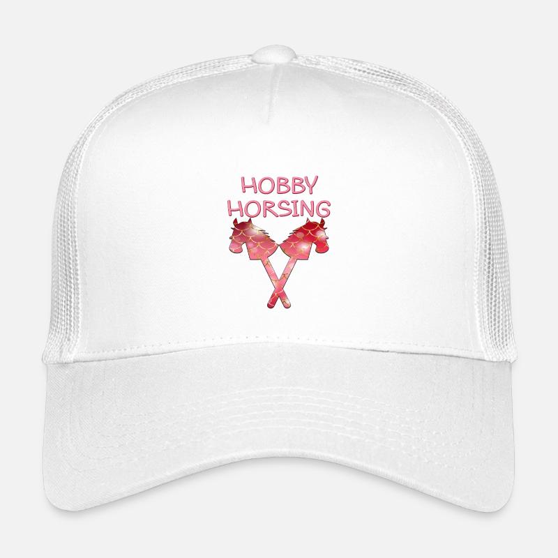 HOBBY HORSING PFERDE - Kinder Trucker-Cap - Weiß