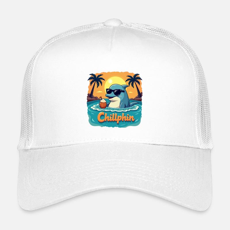 Chillphin – Détendez-vous comme un dauphin Casquette trucker enfant