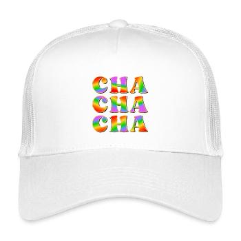 RAINBOW DANCE - DANCING CHA CHA CHA - Kids’ Trucker Cap - white - Front