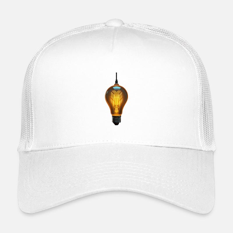 Glühbirne und Schaltkreis Kinder Trucker-Cap