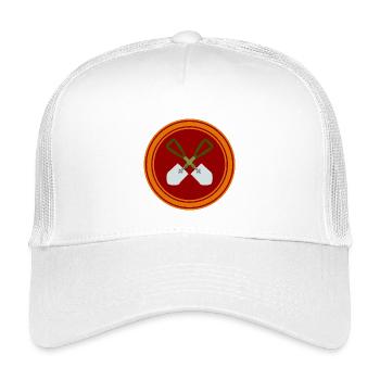 Spade Emblem - Kids’ Trucker Cap - white - Front