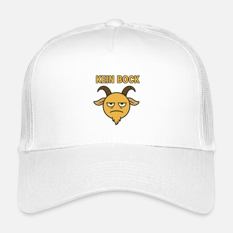 Kein Bock...witziges Motiv - Kinder Trucker-Cap - Weiß