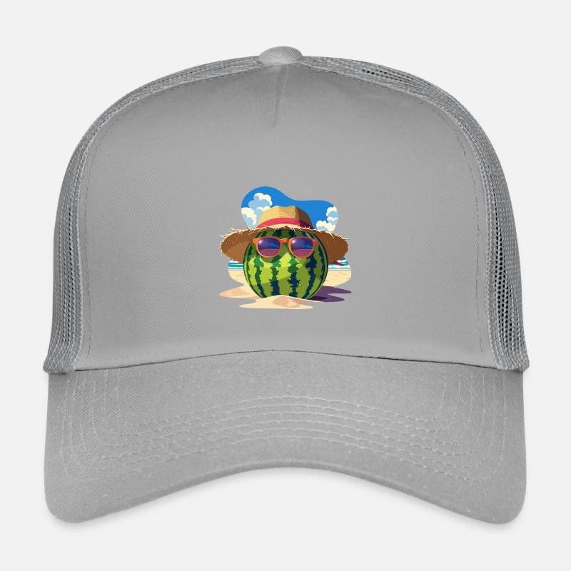 Pastèque été cool douceur sur la plage Casquette trucker enfant