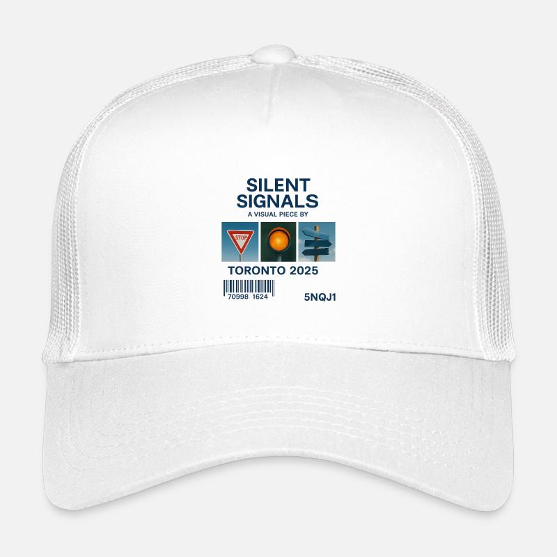 Stille Signale: Toronto 2025 - Kinder Trucker-Cap - Weiß