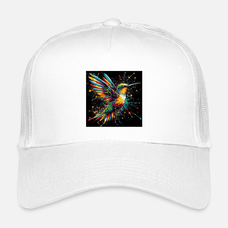 Kolibri - Kinder Trucker-Cap - Weiß