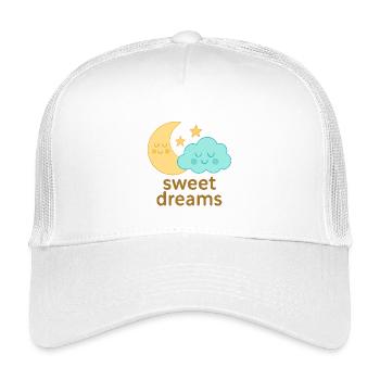 Night Celestial Pillow Design - Kids’ Trucker Cap - white - Front