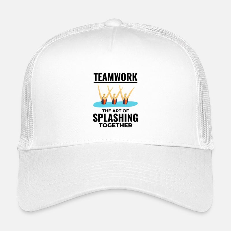 Triumphales Design der Synchronschwimmer Kinder Trucker-Cap