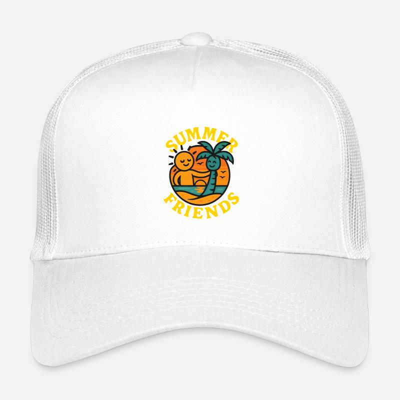 Summerfriends - Kinder Trucker-Cap - Weiß