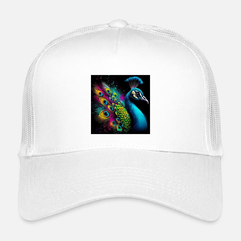 peacock Kids’ Trucker Cap