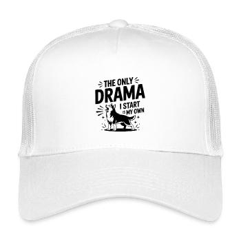 Drôle Husky Drama Queen Tee Dog Lover - Casquette trucker enfant - blanc - Devant