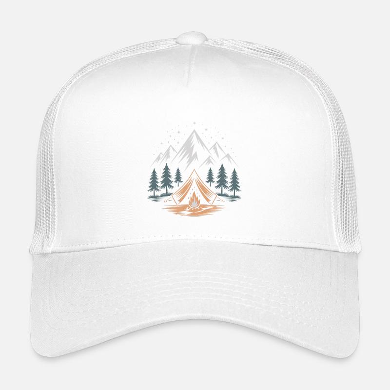 Mountain Adventure with Campfire Kids’ Trucker Cap