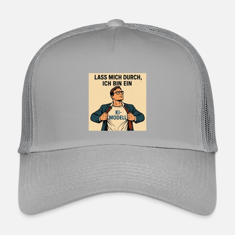 Humorvoller KI-Modell Heldenkleidung Kinder Trucker-Cap