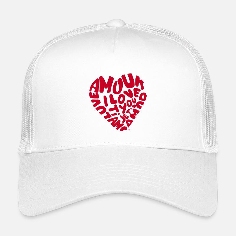 coeur multilingue Casquette trucker enfant