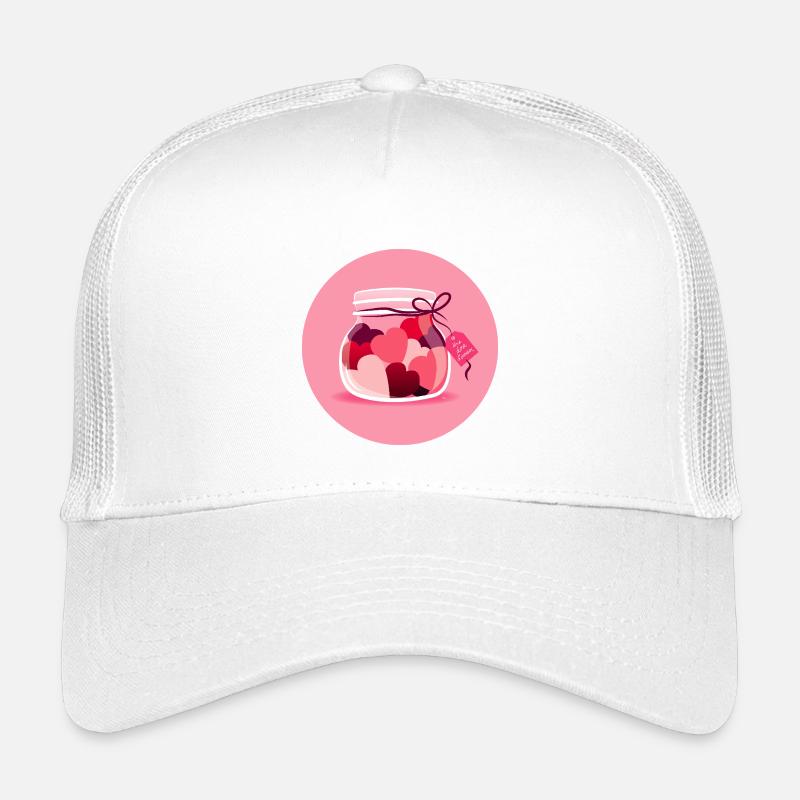 Eine Dosis Liebe - Kinder Trucker-Cap - Weiß